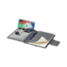 Carnet personnalisable A5 en RPET avec chargeur 10W et batterie 5000 mAh - Dambier