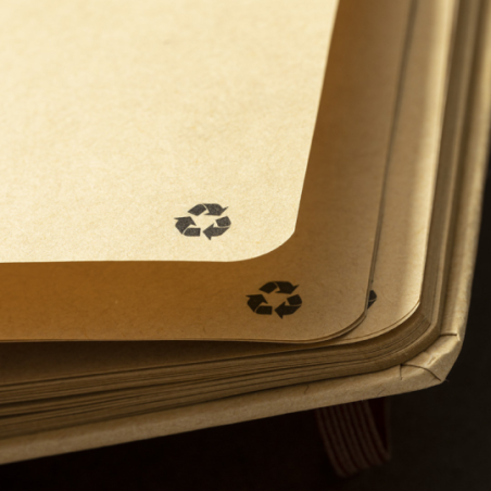 Carnet personnalisable avec sa couverture rigide en carton recyclé A5 Klamax Carnet personnalisable avec sa couverture rigide en carton recyclé A5 Klamax