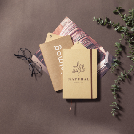 Carnet personnalisable avec sa couverture rigide en carton recyclé A5 Klamax Carnet personnalisable avec sa couverture rigide en carton recyclé A5 Klamax