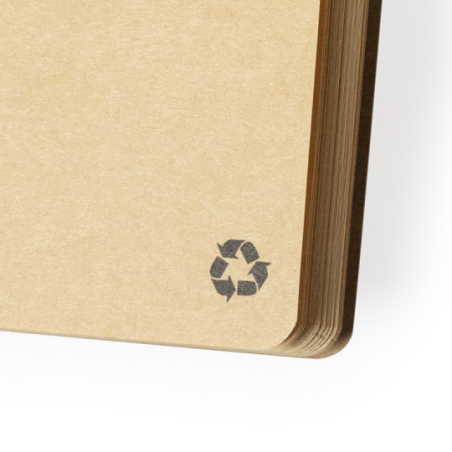 Carnet personnalisable A5 en carton recyclé Rayish Carnet personnalisable A5 en carton recyclé Rayish