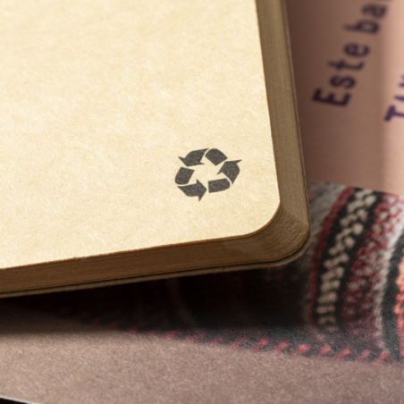 Carnet personnalisable A5 en carton recyclé Rayish Carnet personnalisable A5 en carton recyclé Rayish