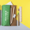 Carnet publicitaire A5 couverture en carton recyclé et sa trousse intégrée Mosku Carnet publicitaire A5 couverture en carton recyclé et sa trousse intégrée Mosku