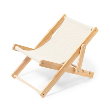Chaise pliante personnalisable pour chat en bois et toile Diny Chaise pliante personnalisable pour chat en bois et toile Diny