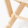Chaise pliante personnalisable pour chat en bois et toile Diny Chaise pliante personnalisable pour chat en bois et toile Diny