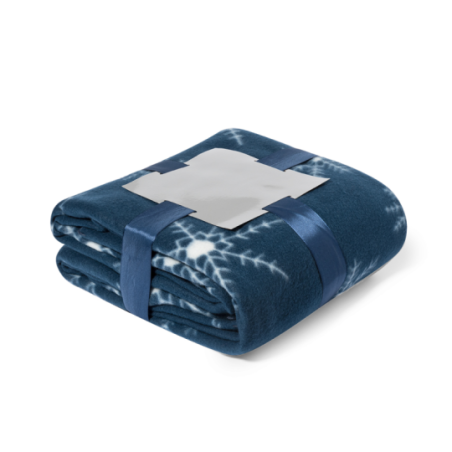 Couverture personnalisable avec motif de Noël en Polaire 200g/m2 - Landak