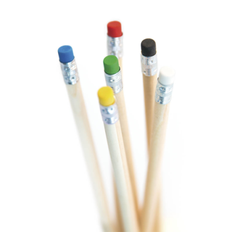 Crayon de bois publicitaire non taillé Togi Crayon de bois publicitaire non taillé Togi