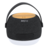 Enceinte publicitaire en polyester 300D RPET et bambou avec fonction chargeur 5w 1200 mAh Enceinte publicitaire en polyester 300D RPET et bambou avec fonction chargeur 5w 1200 mAh