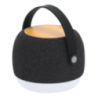 Enceinte publicitaire en polyester 300D RPET et bambou avec fonction chargeur 5w 1200 mAh Enceinte publicitaire en polyester 300D RPET et bambou avec fonction chargeur 5w 1200 mAh