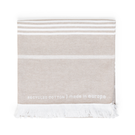 Fouta personnalisable en polycoton recyclé 250g/m2 Tayler Fouta personnalisable en polycoton recyclé 250g/m2 Tayler