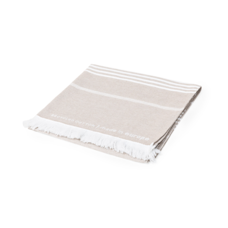 Fouta personnalisable en polycoton recyclé 250g/m2 Tayler Fouta personnalisable en polycoton recyclé 250g/m2 Tayler