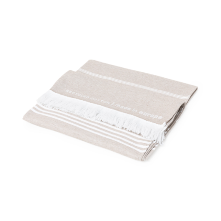 Fouta personnalisable en polycoton recyclé 250g/m2 Tayler Fouta personnalisable en polycoton recyclé 250g/m2 Tayler