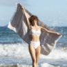 Fouta personnalisable en polycoton recyclé 250g/m2 Tayler Fouta personnalisable en polycoton recyclé 250g/m2 Tayler