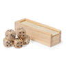 Jeu de dés personalisable en bois Atanin Jeu de dés personalisable en bois Atanin