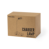 Lampe publicitaire en bambou avec chargeur sans fil 15w Gregal Lampe publicitaire en bambou avec chargeur sans fil 15w Gregal