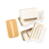 Lunch box personnalisée avec couverts et support de téléphone 700ml Graftan Lunch box personnalisée avec couverts et support de téléphone 700ml Graftan