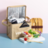Lunch box publicitaire avec couverts en verre et bambou 700ml Bejar Lunch box publicitaire avec couverts en verre et bambou 700ml Bejar
