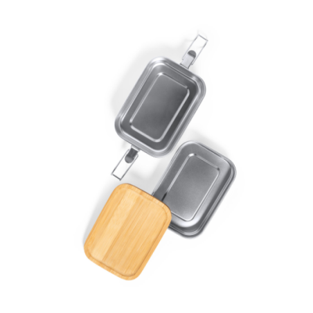 Lunch box publicitaire en inox recyclé 940ml Vickers