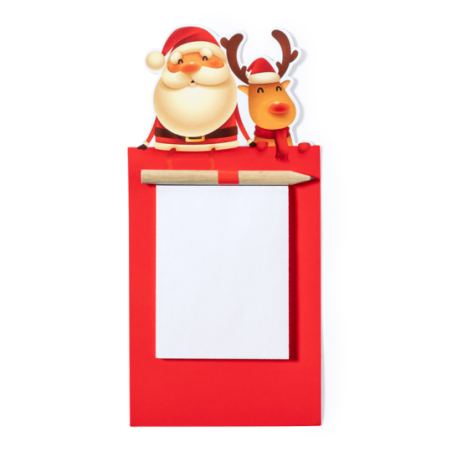 Magnet bloc-notes publicitaire de noël Larry Magnet bloc-notes publicitaire de noël Larry
