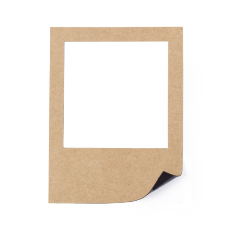 Magnet personnalisable avec porte photos en carton recyclé Tunip