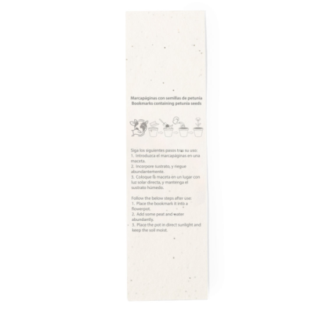 Marque-page de noël personnalisable en papier ensemencé de pétunia - Baird Marque-page de noël personnalisable en papier ensemencé de pétunia - Baird