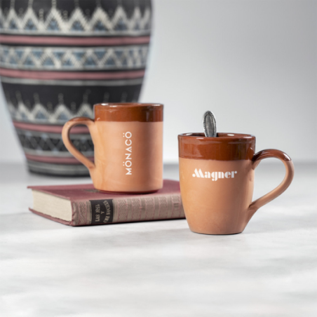 Mug publicitaire en argile 330ml Sintax Mug publicitaire en argile 330ml Sintax