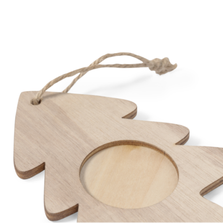 Ornement personnalisé en bois pour sapin de Noël - Jorik