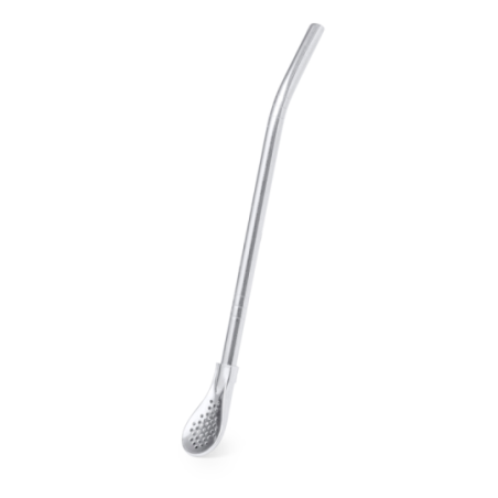 Paille personnalisé avec agitateur en inox - Evin