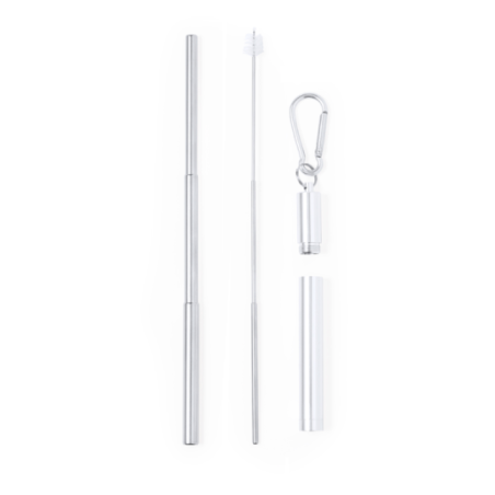 Paille réutilisable et extensible en acier inoxydable Jexor Paille réutilisable et extensible en acier inoxydable Jexor