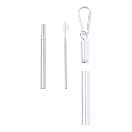 Paille réutilisable et extensible en acier inoxydable Jexor Paille réutilisable et extensible en acier inoxydable Jexor