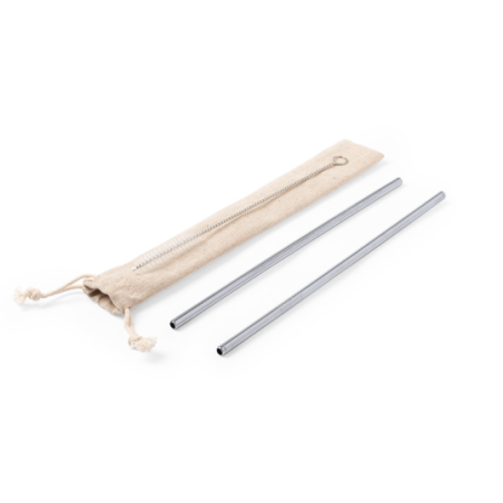 Paille réutilisable personnalisable en inox Kalux Paille réutilisable personnalisable en inox Kalux