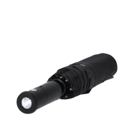 Parapluie pliable tempête personnalisé en RPET avec led - Ø105cm - Pulsak