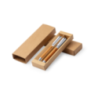 Parure de stylo et roller avec cuir recyclé Vincen Parure de stylo et roller avec cuir recyclé Vincen
