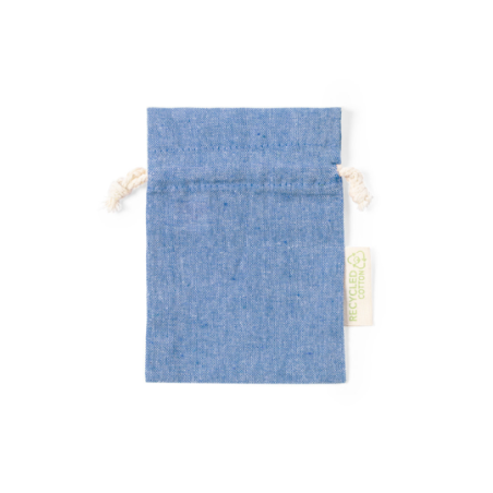 Pochette publicitaire en coton recyclé GRS 10 x 14 cm Dratinix Pochette publicitaire en coton recyclé GRS 10 x 14 cm Dratinix