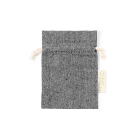 Pochette publicitaire en coton recyclé GRS 10 x 14 cm Dratinix Pochette publicitaire en coton recyclé GRS 10 x 14 cm Dratinix