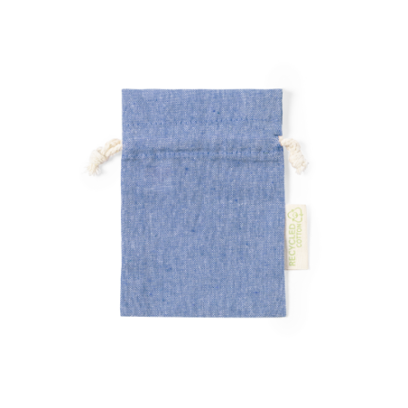 Pochette publicitaire en coton recyclé GRS 10 x 14 cm Dratinix Pochette publicitaire en coton recyclé GRS 10 x 14 cm Dratinix