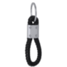 Porte-clés personnalisable avec cordon en cuir tressé Porte-clés personnalisable avec cordon en cuir tressé