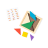 Puzzle personnalisable en bois 7 pièces Tangram Puzzle personnalisable en bois 7 pièces Tangram