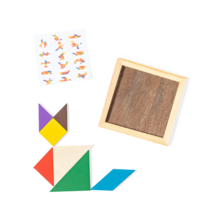 Puzzle personnalisable en bois 7 pièces Tangram Puzzle personnalisable en bois 7 pièces Tangram