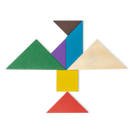 Puzzle personnalisable en bois 7 pièces Tangram Puzzle personnalisable en bois 7 pièces Tangram
