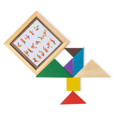 Puzzle personnalisable en bois 7 pièces Tangram Puzzle personnalisable en bois 7 pièces Tangram
