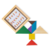 Puzzle personnalisable en bois 7 pièces Tangram Puzzle personnalisable en bois 7 pièces Tangram