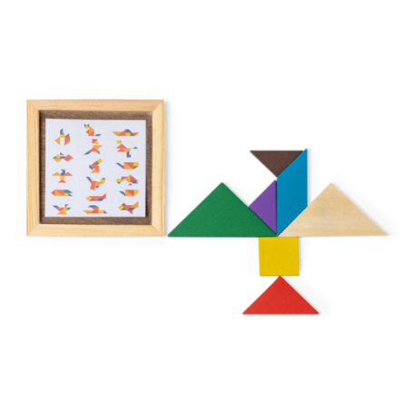 Puzzle personnalisable en bois 7 pièces Tangram Puzzle personnalisable en bois 7 pièces Tangram