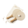 Raquette de plage personnalisées en bois avec manche renforcée en liège Raquette de plage personnalisées en bois avec manche renforcée en liège