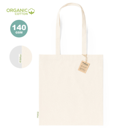 Sac coton publicitaire 100% bio 140 g/m2 Rumel Sac coton publicitaire 100% bio 140 g/m2 Rumel