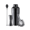 Set Cocktail personnalisable en acier inoxydable avec shaker 500ml et 4 accessoires Set Cocktail personnalisable en acier inoxydable avec shaker 500ml et 4 accessoires