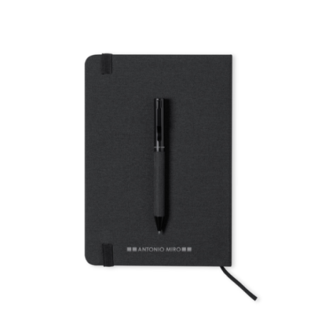 Set personnalisé avec bloc note et stylo en métal Set personnalisé avec bloc note et stylo en métal
