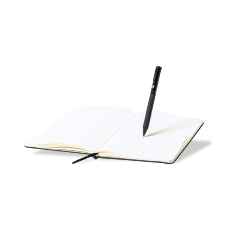 Set personnalisé avec bloc note et stylo en métal Set personnalisé avec bloc note et stylo en métal