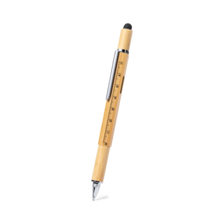 Stylo stylet personnalisable Multifonction en bambou Rakars
