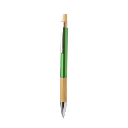 Stylo personnalisé en bambou et aluminium Weler Stylo personnalisé en bambou et aluminium Weler