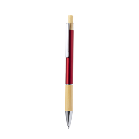 Stylo personnalisé en bambou et aluminium Weler Stylo personnalisé en bambou et aluminium Weler